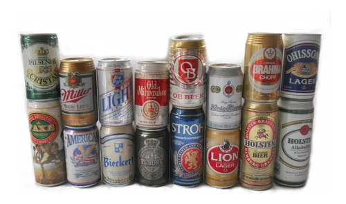 Latas Gaseosa Cerveza Importadas Nacionales Lote B