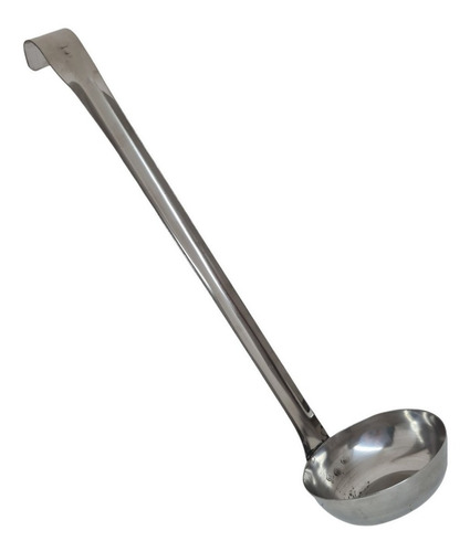 Imagen 8 de 10 de Cucharon Salsero Pumabol Nº16 Largo 49 Cm. Acero Inoxidable