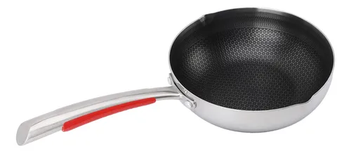 Sartén Uk Plug De Acero Inoxidable 316 Con Mango Largo