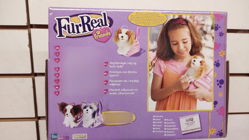 Perrito Con Cartera Fur Real Friends 77480 Color Blanco Y Marrón