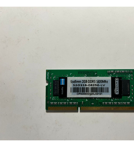 Memoria Ram Magnum Tech - 2gb - Ddr3 - 1600 Mhz