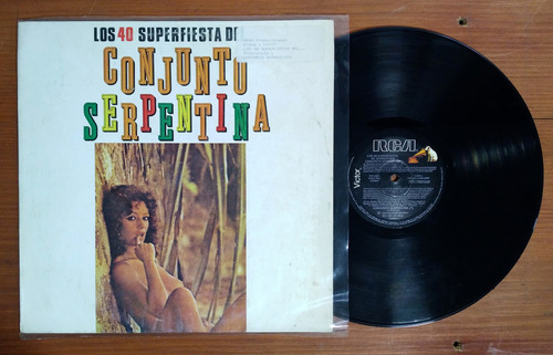 Conjunto Serpentina Los 40 Superfiesta 1980 Disco Lp Vinilo