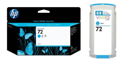 Tinta Plotter Hp 72 Cyan Original 130 Ml