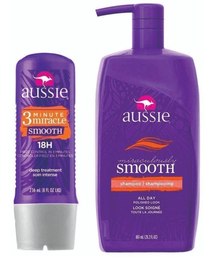 Kit Aussie Smooth Shampoo E Mascara 3 Min