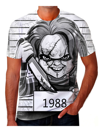 Camiseta Camisa Chuck Boneco Assasino Masculina Femenina 9