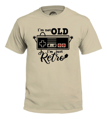 Playera Not Old Just Retro Nes Gamer Videojuegos Humor Geek