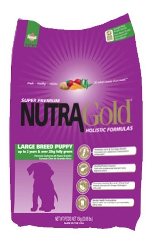 Nutra Gold Puppy Large (cahorro Rza. Grande) 15kg