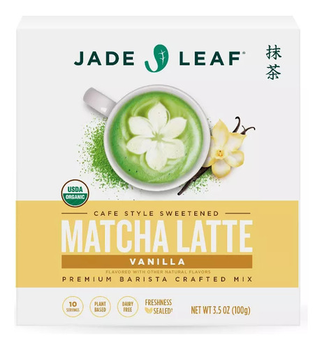 Jade Leaf Te Verde Matcha Latte Vanilla Japanese - 100 Gr