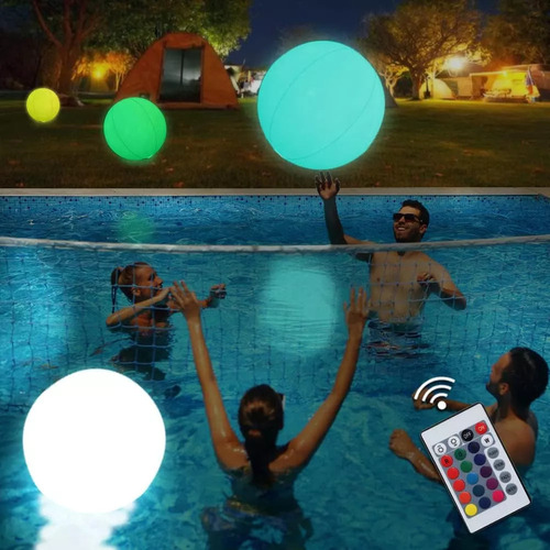 Pelotas Led Iluminadas Para Piscina, 1 Unidade, Para Piscin