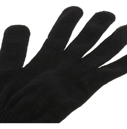 1 Pieza De Negro Resistente Al Calor Guante Para El Peinado,