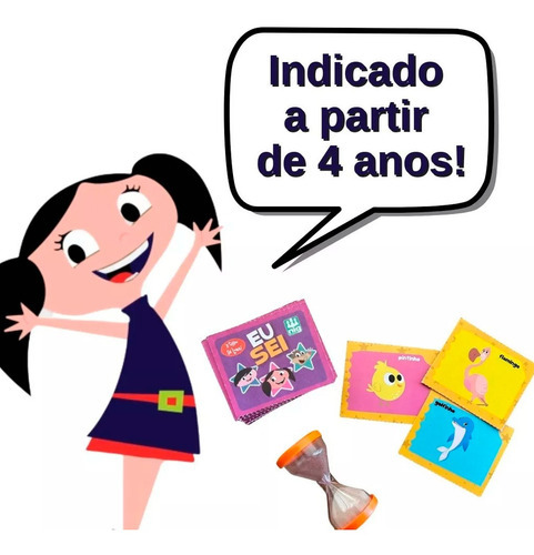 Brinquedo Jogo Eu Sei Show Da Luna Educativo 0739 Nig