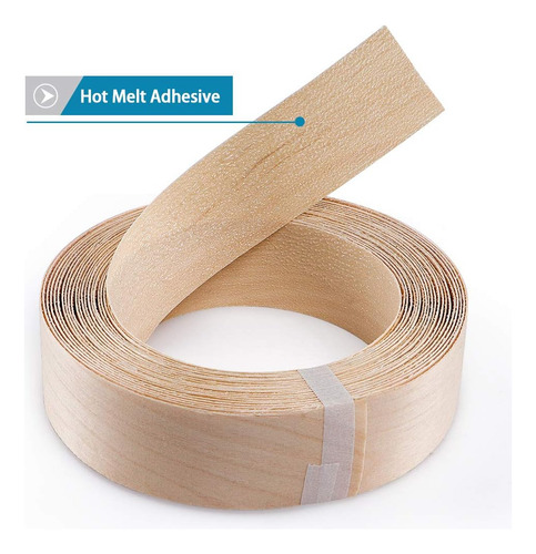 Chapa De Madera De Abedul 11/2 X 26, Cinta De Bor...