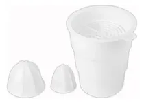Comprar Kit Copo Carambola Peneira Extrator Espremedor Suco Laranja Cor Branco Frequência N\u002Fa Kit Reserva Extrator Suco