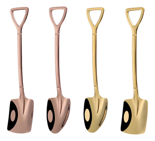 Kit Para Bebés Iron Catalpa Spoon Cocktail, 4 Unidades