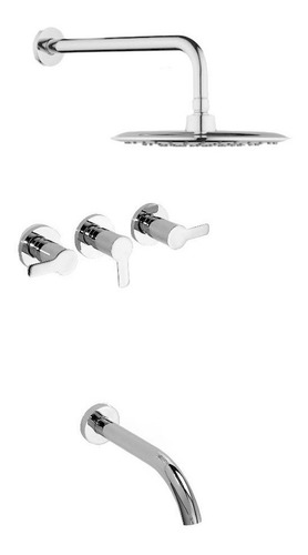 Grifería Piazza Logos Ducha Con Transferencia Baño 22306