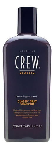  Shampoo American Crew Gray 250ml Canas Hombres Nice