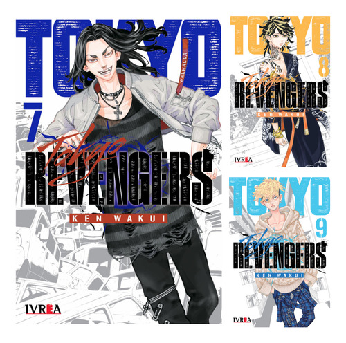 Combo Manga Tokyo Revengers Tomos 7 Al 9 + Señalador Dgl