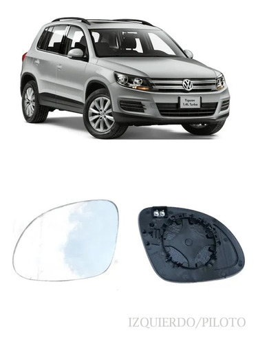 Luna De Espejo Tiguan 08-16 Izquierda C/desemp.