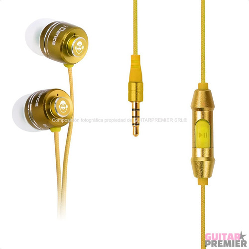 Auriculares Profesionales In Ear Idance Eb X204 Mic + Funda