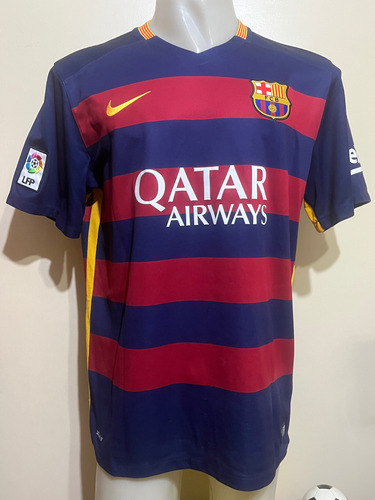 Camiseta Barcelona 2015 2016 Messi #10 Argentina T. Xl