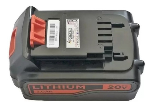 Bateria 20v Ion Litio Com 3ah Black+decker - Lb320bat
