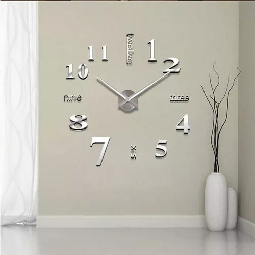 Wh Nuevo Reloj Pared 3d Moderno Diy Con Pegatinas Pared