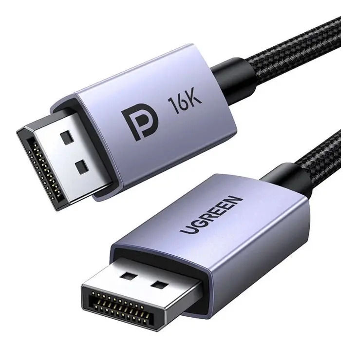 Cable DisplayPort 2.1 M/M 16,10,8K@60,120,240Hz 1 Metro UGREEN DP118