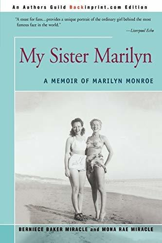 Book : My Sister Marilyn A Memoir Of Marilyn Monroe -...