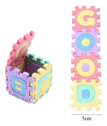 Tapete De Juego Puzzle Play Mat De Espuma Con Números Del Al