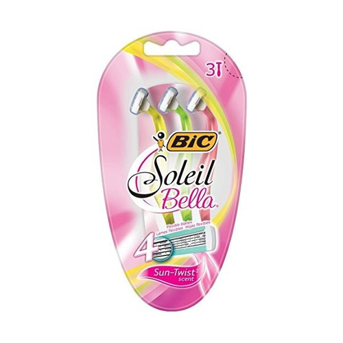 Bic Soleil Bella Sun-torsión Perfumado Desechables De Afeita