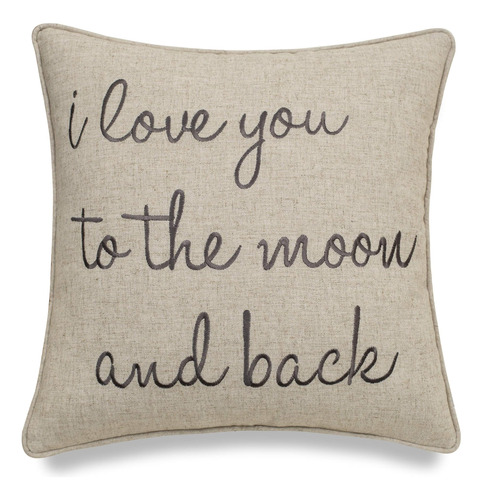 Eurasia Decor Te Quiero Hasta La Luna - Funda De Almohada De