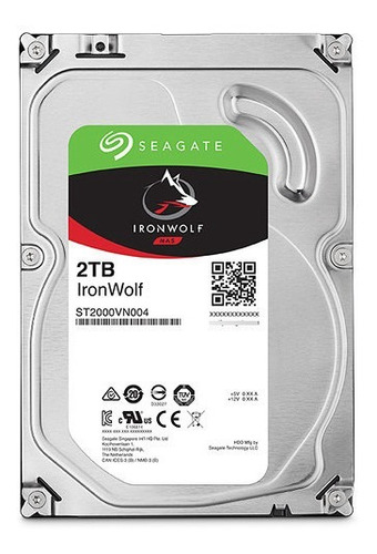 Seagate 2tb Ironwolf 5900 Rpm Sata Iii 3.5  Internal Nas Hdd