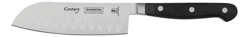 Cuchillo Santoku Tramontina Century 5 Cb Poliprop 24020105 de acero inoxidable, color gris