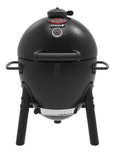 Parrilla móvil Char-Griller Akorn Jr. Kamado 20" de ancho 25" de alto 20" de profundidad y 14" de diámetro black