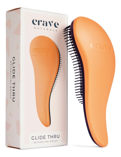 Crave Naturals Glide Thru Cepillo Desenredante Para Cabello 