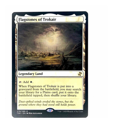 Flagstones Of Trokair - Carta Original Magic The Gatherin
