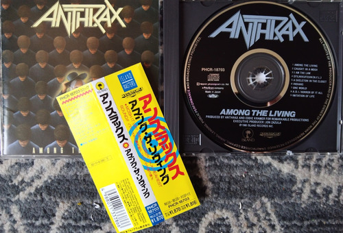 Anthrax * Among The Living * Cd Like New Japonés