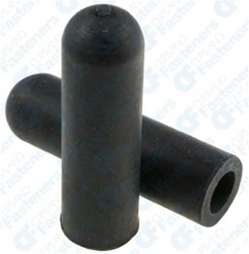 Clips And Fasteners 25 Tapa Vacio Goma Negra Para 1 4  1-1