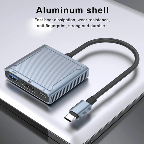 Usb C A Hub Convertidor Estación De Acoplamiento Usb C