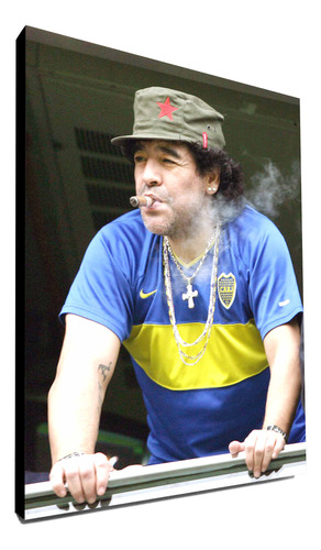 Cuadros Maradona Boca Juniors Varios Modelos 40x30 Cm