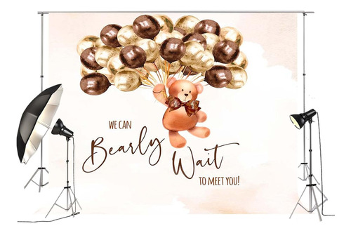 Fondo De Fiesta De Baby Shower, We Can Bearly Wait To Meet Y