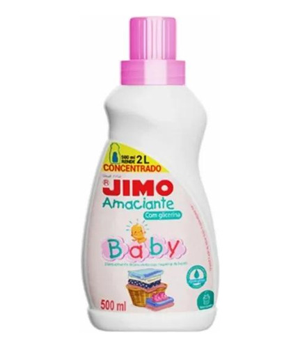 Suavizante De Ropa Jimo Hipoalergénico Bebé 500 Ml.