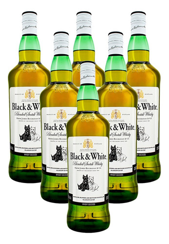 Whisky Black And White 700ml (6 Pack)