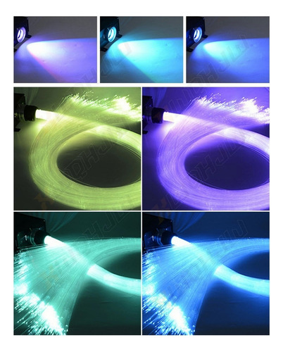 Kit De Luz Led De Fibra Óptica Para Techo De Coche Y