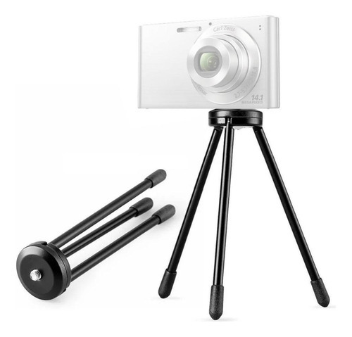Mini Tripé Para Celular E Câmeras 18cm - Preto