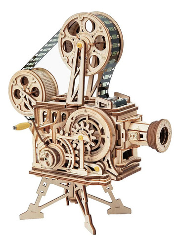 Puzzle 3d - Proyector Vintage - Robotime