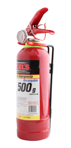 Extintor De Emergencia 500grs Recargable Mikels
