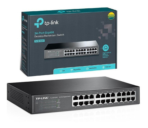 Switch Tp-link Tl-sg1024d 24 Puertos Rj45 Gigabit 1000mbps 