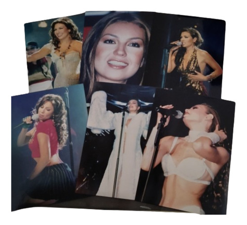 Thalia Fotos Lote X 6 Und Tam 13 X 18 N 991