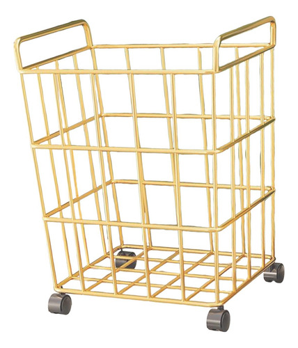 Sports Ball Storage Cart, Ball Storage Rack, Gold M